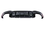 DIFFUSEUR ARRIERE BMW SERIE 5 G30/G31 PACK M "LOOK M5" AVEC INSERT CENTRAL CARBONE LOOK (2017/2024)