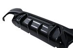 DIFFUSEUR ARRIERE BMW SERIE 5 G30/G31 PACK M "LOOK M5" AVEC INSERT CENTRAL CARBONE LOOK (2017/2024)