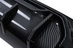 DIFFUSEUR ARRIERE BMW SERIE 5 G30/G31 PACK M "LOOK M5" AVEC INSERT CENTRAL CARBONE LOOK (2017/2024)