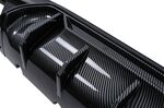 DIFFUSEUR ARRIERE BMW SERIE 5 G30/G31 PACK M "LOOK M5" AVEC INSERT CENTRAL CARBONE LOOK (2017/2024)