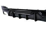 DIFFUSEUR ARRIERE BMW SERIE 5 G30/G31 PACK M "LOOK M5" AVEC INSERT CENTRAL CARBONE LOOK (2017/2024)
