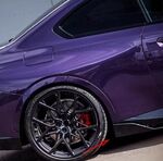 SPLITTERS DE BAS DE CAISSE ARRIERES (SET DE 2 PIECES EN CARBONE) BMW SERIE 2 COUPE G42 PACK M (2021+)