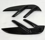ENJOLIVEURS DE PRISES D'AIR D'AILES AVANT BMW M3 G80/G81 OU M4 G82/G83 PHASE 1 (2021+)