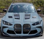 SPLITTERS SUPERIEURS LATERAUX DE PARE CHOC AVANT BMW SERIE 3 M3 G80/G81 / SERIE 4 M4 G82/G83 (2021+)