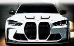 SPLITTERS SUPERIEURS LATERAUX DE PARE CHOC AVANT BMW SERIE 3 M3 G80/G81 / SERIE 4 M4 G82/G83 (2021+)