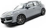 JEU DE BAS DE CAISSE (RAJOUTS EN ABS) PORSCHE CAYENNE III PHASE 1 (2018/04-2023) OU CAYENNE III SPORTDESIGN/E-HYBRIDE SPORTDESIGN/TURBO E-HYBRID PHASE 2 (06-2023+)