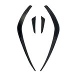 4 SPLITTERS LATERAUX DE PARE CHOC AVANT VW GOLF VIII GTI OU R LINE PHASE 1 (2020/2024)