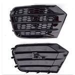 GRILLES DE PARE CHOC AVANT AUDI Q3 S LINE PHASE 2 LOOK RSQ3  (2015/2018)