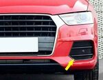 GRILLES DE PARE CHOC AVANT AUDI Q3 S LINE PHASE 2 LOOK RSQ3  (2015/2018)