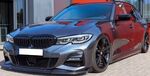 LAME DE PARE CHOC AVANT BMW SERIE 3 G20/G21 PACK M PHASE 1  CUPWINGS "ING LINE" (2019/06-2022)