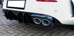 RAJOUT DE DIFFUSEUR ARRIERE EN ABS POUR MERCEDES CLASSE C W205 C43 AMG PHASE 2 "ING LINE" (2021§2023)