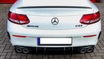 RAJOUT DE DIFFUSEUR ARRIERE EN ABS POUR MERCEDES CLASSE C W205 C43 AMG PHASE 2 "ING LINE" (2021§2023)