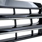 CALANDRE SANS SIGLE AVEC BARRETTES CHROMEES OU ROUGES POUR VW BUS T5 FACELIFT (11-2009/2015)