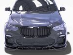 LAME DE PARE CHOC AVANT GLOSS BLACK BMW X5 G05 PACK M PHASE 1 GCPA DESIGN (2018/2023)