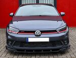 LAME DE PARE CHOC AVANT VW POLO VI 2G GTI PHASE 2 CUPWINGS "ING LINE"  (06-2021/2024)