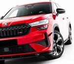 SPLITTERS "CANARDS" DE PARE CHOC AVANT SKODA KODIAQ II  RS PHASE 1 (2024+)