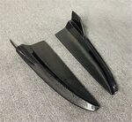 SPLITTERS DE PARE CHOC ARRIERE EN CARBONE MERCEDES CLASSE C BERLINE OU COUPE W205 AMG OU C63 AMG PHASE 1 (2014/02-2018)