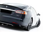 DIFFUSEUR DE PARE CHOC ARRIERE (RAJOUT CENTRAL) TESLA MODEL S PHASE 1 "DTM LOOK" (2012/22016)