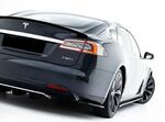 SPLITTERS DE PARE CHOC ARRIERE TESLA MODEL S PHASE 1 (2012/2016)