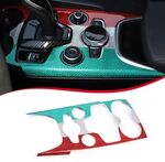 ENJOLIVEUR DE CONSOLE CENTRALE CARBONE ALFA ROMEO GIULIA / ALFA ROMEO STELVIO PHASE 2 (2020/2023)