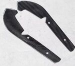 DEFLECTEURS "MUD FLAPS" DE PARE CHOC AVANT INFÉRIEURS EN CARBONE BMW M2 F87 (2016/2020)