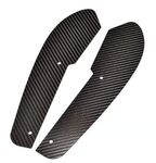 DEFLECTEURS "MUD FLAPS" DE PARE CHOC ARRIERE INFÉRIEURS EN CARBONE BMW M2 F87 (2016/2020)