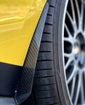 DEFLECTEURS "MUD FLAPS" DE PARE CHOC ARRIERE INFÉRIEURS EN CARBONE BMW M3 F80 / BMW M4 F82(2013/2019)
