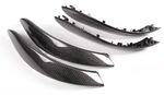 COQUES DE POIGNEES DE PORTES INTERIEURES EN CARBONE BMW F30,F31,F34 (2011/2019) BMW F32,F33,F36 (2012/2019)