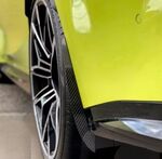 DEFLECTEURS "MUD FLAPS" DE PARE CHOC ARRIERES INFÉRIEURS EN CARBONE BMW M3 G80 / BMW M4 G82 (2021+)