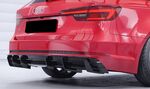 DIFFUSEUR DE PARE CHOC ARRIÈRE (RAJOUT CENTRAL)AUDI A4 B9 AVANT S LINE PHASE 1 CS STYLE (2015/2019)