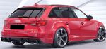 DIFFUSEUR DE PARE CHOC ARRIÈRE (RAJOUT CENTRAL)AUDI A4 B9 AVANT S LINE PHASE 1 CS STYLE (2015/2019)