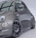 JEU DE BAS DE CAISSE (RAJOUTS EN ABS) FIAT 500 STANDARD "CUP" CS STYLE (2007+)