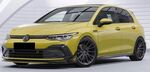 SPLITTERS DE PARE CHOC AVANT SUPERIEURS VW VW VIII GTI, GTD, GTE R-Line PHASE 1 CS STYLE (2020/2024)