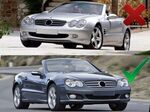 CALANDRE SPORTLOOK MERCEDES SL R230 PHASE 2 (03-2006/2008)