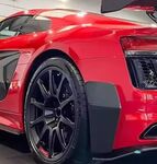SPLITTERS LATERAUX DE PARE CHOC ARRIÈRE EN CARBONE AUDI R8 II (2015+)