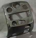 CONSOLE CENTRALE EN CARBONE RENAULT CLIO III PHASE 1 (2005/2009)