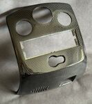 CONSOLE CENTRALE EN CARBONE RENAULT CLIO III PHASE 1 (2005/2009)