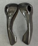 POIGNEES DE PORTES INTERIEURES EN CARBONE RENAULT CLIO III PHASE 1 (2005/2009)