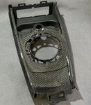 CONSOLE CENTRALE INFERIEURE EN CARBONE RENAULT MEGANE II (2002/2008)