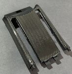 CONSOLE CENTRALE INFERIEURE EN CARBONE RENAULT MEGANE II (2002/2008)