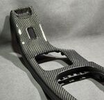 CONSOLE CENTRALE INFERIEURE EN CARBONE RENAULT MEGANE III (2009/2015)