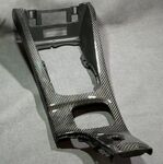 CONSOLE CENTRALE INFERIEURE EN CARBONE RENAULT MEGANE III (2009/2015)