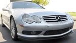 LAME DE PARE CHOC AVANT EN CARBONE MERCEDES SL R230 55 AMG (2003/2005) MERCEDES SL R230 63AMG PHASE 2 (04-2008/2011)