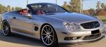 LAME DE PARE CHOC AVANT EN CARBONE MERCEDES SL R230 55 AMG (2003/2005) MERCEDES SL R230 63AMG PHASE 2 (04-2008/2011)