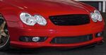 LAME DE PARE CHOC AVANT EN CARBONE MERCEDES SL R230 55 AMG (2003/2005) MERCEDES SL R230 63AMG PHASE 2 (04-2008/2011)