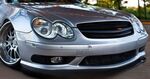 LAME DE PARE CHOC AVANT EN CARBONE MERCEDES SL R230 55 AMG (2003/2005) MERCEDES SL R230 63AMG PHASE 2 (04-2008/2011)