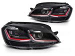 PHARES A LEDS  "REAL DRL" VW GOLF VII PHASE 1  (avec vrais feux de jour et clignotants DTS -Dynamic turn system-) REDLINE OU SILVER LINE (2012/02-2017)