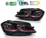 PHARES A LEDS  "REAL DRL" VW GOLF VII PHASE 2 (avec vrais feux de jour et clignotants DTS -Dynamic turn system-) REDLINE OU SILVER LINE (03-2017/2019)