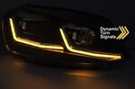 PHARES A LEDS  "REAL DRL" VW GOLF VII PHASE 2 (avec vrais feux de jour et clignotants DTS -Dynamic turn system-) REDLINE OU SILVER LINE (03-2017/2019)