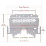 PLAQUE DE PROTECTION DU RADIATEUR D'HUILE BMW M2 G87 /M3 G80 /M4 G82 (2019+)